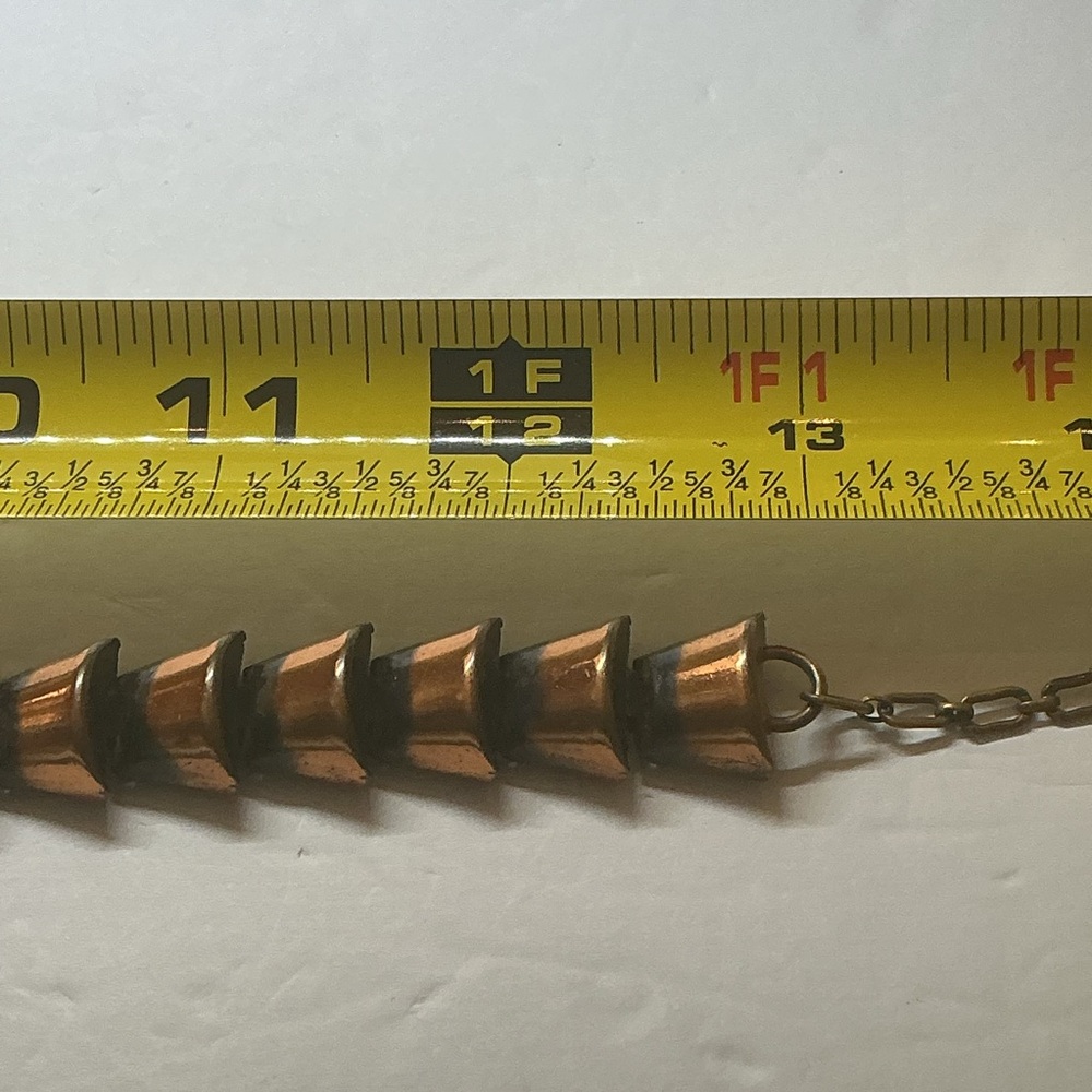 Rebajes Vintage Copper Necklace Modernist Sculptural Signed Book Piece) - Picture 10 of 13